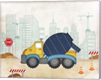 Framed 'Cement Truck' border=