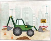 Framed 'Backhoe' border=