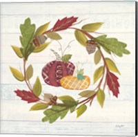 Framed 'Autumn Bounty I' border=