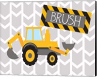 Framed 'Construction Brush' border=