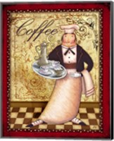 Framed 'Chefs Bon Appetit I' border=