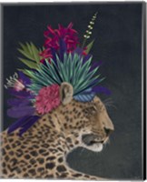 Framed 'Hot House Leopard 1' border=