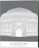 Framed 'London Albert Hall Monochrome' border=