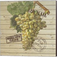 Framed 'Grape Crate V' border=