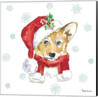 Framed 'Holiday Paws VIII' border=