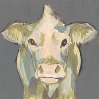 Framed 'Blush Faced Cow II' border=