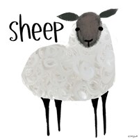 Framed 'Sheep' border=