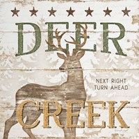 Framed 'Deer Creek' border=