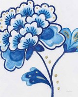 Framed 'Flora Chinoiserie IV' border=