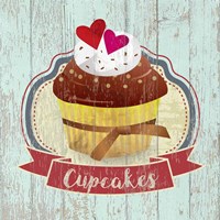 Framed 'Cupcakes' border=