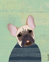 Framed 'French Bulldog' border=