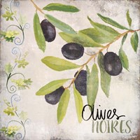 Framed 'Olives Noires' border=