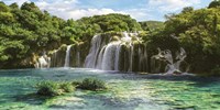 Framed Waterfall in Krka National Park, Croatia