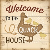 Framed 'Quack House' border=