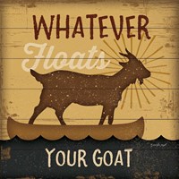 Framed 'Floats Your Goat' border=