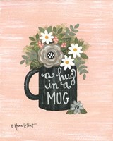 Framed 'Hug In a Mug' border=