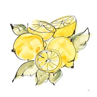 Framed 'Lemon Still Life IV' border=