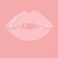 Framed 'Kiss Me' border=