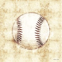 Framed 'Baseball Sketch' border=