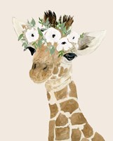 Framed 'Little Giraffe' border=