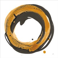 Framed 'Amber Enso IV' border=