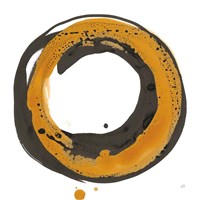 Framed 'Amber Enso II' border=