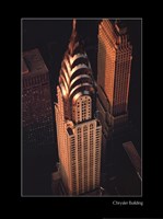 Framed Chrysler Building