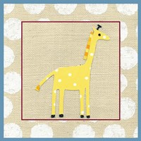 Framed 'Katherine's Giraffe' border=