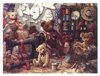 Framed Teddy Bear Workshoppe