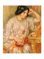 Framed Gabrielle with Jewellery, 1910