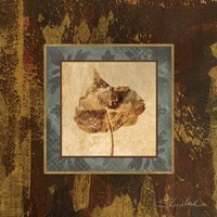 Framed 'Autumn Leaf Square II' border=