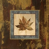 Framed 'Autumn Leaf Square IV' border=