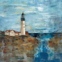 Framed 'Lighthouse Dream -' border=