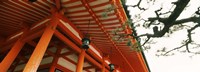 Framed Low angle view of a shrine, Heian Jingu Shrine, Kyoto, Kyoto Prefecture, Kinki Region, Honshu, Japan