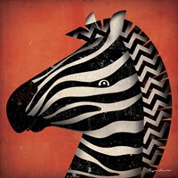 Framed Zebra WOW