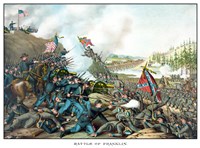 Framed Battle of Franklin (vintage Civil War)