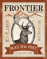 Framed 'Frontier Brewing I' border=