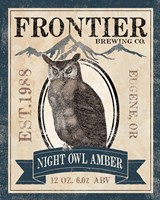 Framed 'Frontier Brewing III' border=