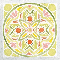 Framed 'Citrus Tile III v2' border=