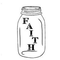 Framed 'Faith' border=