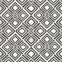 Framed 'African Wild Pattern IV BW' border=