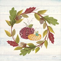 Framed 'Autumn Bounty I' border=