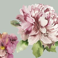 Framed 'Pink Peony I' border=