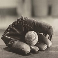 Framed 'Baseball Nostalgia I' border=