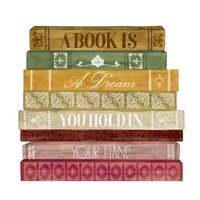 Framed 'Book Lover I' border=