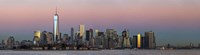 Framed NYC Panoramic At Sunset 1