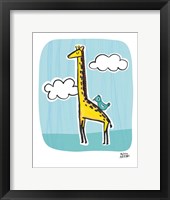 Wild About You Giraffe Framed Print