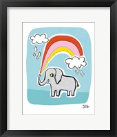 Wild About You Elephant Framed Print