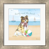 Framed 'Summer Paws V' border=