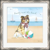 Framed 'Summer Paws V' border=